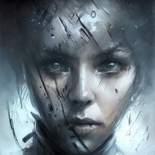 Image similar to it's a terrible day for rain, colourised, face portrait, epic, tragic, military art, fantasy, dieselpunk, hd shot, digital portrait, beautiful, artstation, comic style, by artgerm, guy denning, jakub rozalski, magali villeneuve and charlie bowater