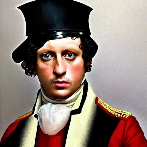 Image similar to napoleon portrait photo by martin schoeller