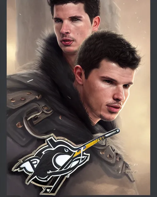 Prompt: sidney crosby, highly detailed, d & d, fantasy, highly detailed, digital painting, trending on artstation, concept art, sharp focus, illustration, global illumination, shaded, art by artgerm and greg rutkowski and fuji choko and viktoria gavrilenko and hoang lap