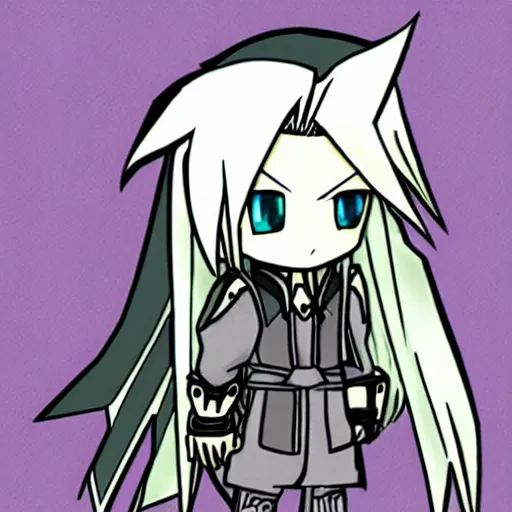 Image similar to sephiroth chibi