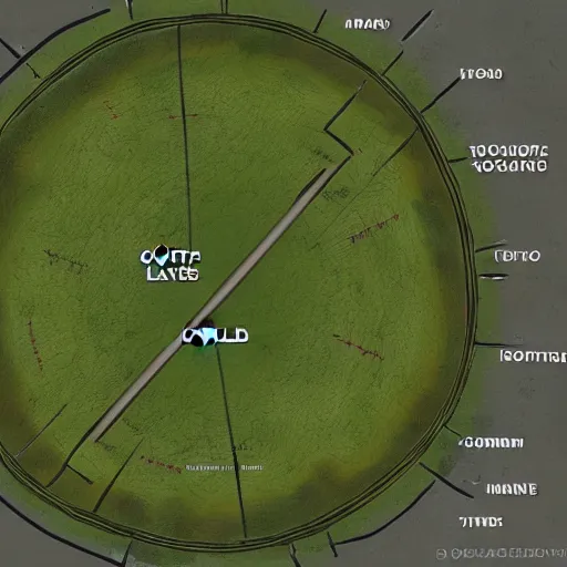 Image similar to detailed map of outposts on planet 4 5 4, digital painting, super detail