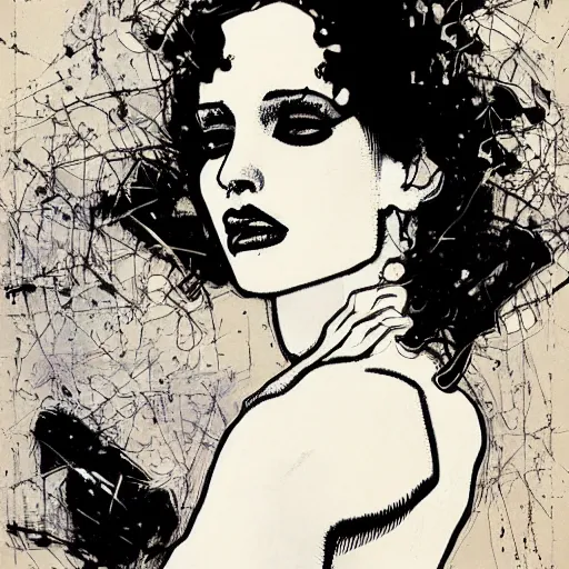 Prompt: mandelbulb portrait of a beautiful woman by liepke and apollonia saintclair