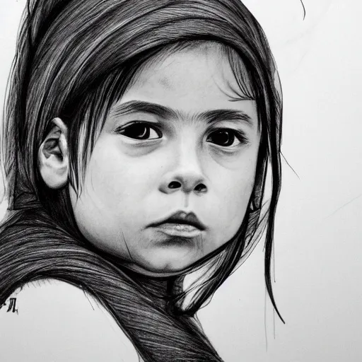 Prompt: detailed sketch of a colombian girl that looks like a squirrel -5