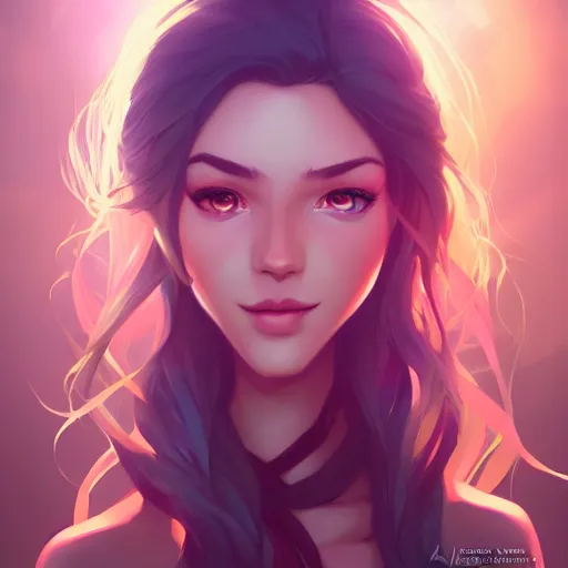 Image similar to a portrait of a beautiful marisa laren, art by lois van baarle and loish and ross tran and rossdraws and sam yang and samdoesarts and artgerm, digital art, highly detailed, intricate, sharp focus, trending on artstation hq, deviantart, unreal engine 5, 4 k uhd image