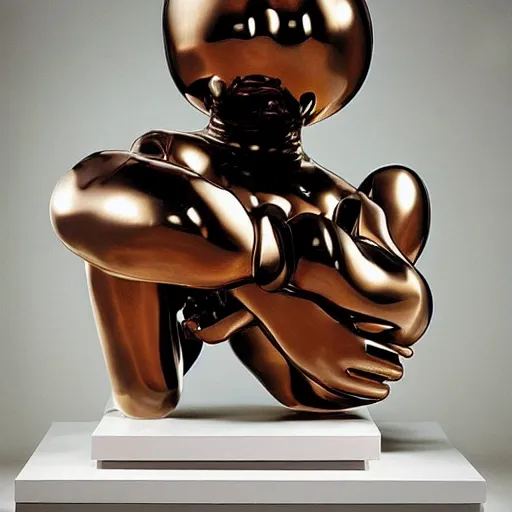 Image similar to “a sculpture by Jeff Koons”