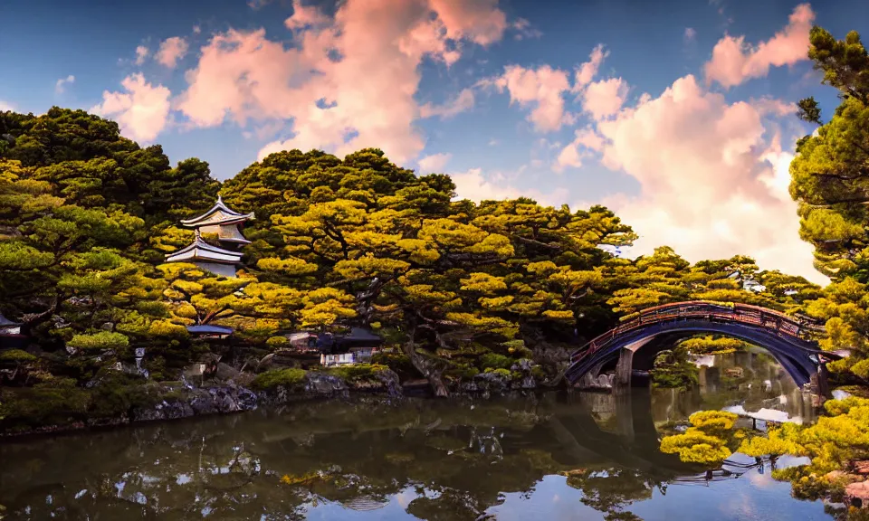 Prompt: kyoto animation still of confusion and fear, bridge, rural landscape, wide shot, dynamic lighting, vivid colors, high detail, award winning