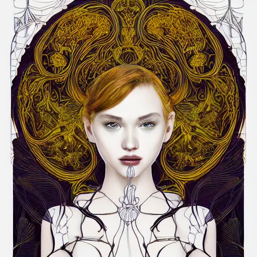 Prompt: the portrait of an absurdly beautiful, graceful, elegant, and sexual young woman made of bulbs of garlic, an ultrafine detailed illustration by james jean, intricate linework, bright colors, final fantasy, behance contest winner, vanitas, angular, altermodern, unreal engine 5 highly rendered, global illumination, radiant light, detailed and intricate environment