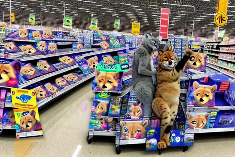 Image similar to photo of fursonas for sale at walmart on black friday