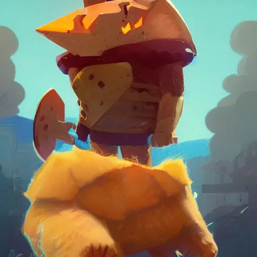 Prompt: portrait of mr viking battle toast, bread slice type pokemon, strong pixar wonder bread warrior, volumetric lighting, dynamic composition, art by sachin teng and sergey kolesov and ruan jia and heng z, scifi, fantasy, hyper detailed, ultra realistic, sharp focus, wildlife photography, national geographic, octane render, concept art