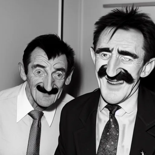 Prompt: detecting Barry Chuckle with an X-ray