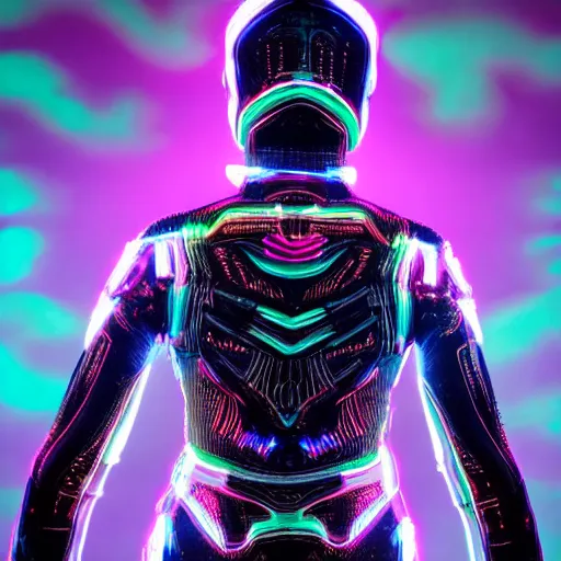 Image similar to love, diverse fast cybersuits, from behind, connection rituals, wide wide angle, vivid, elaborate, highly detailed, beautiful lighting