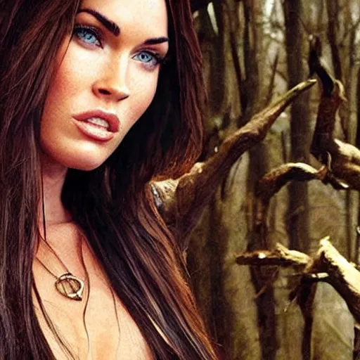 Image similar to megan fox as a wood elf