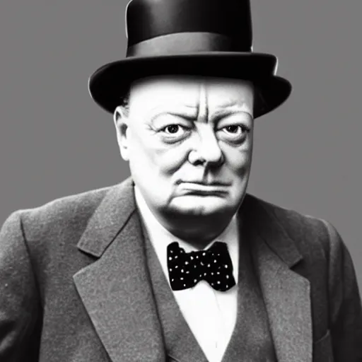 Prompt: winston Churchill as a fortnite character
