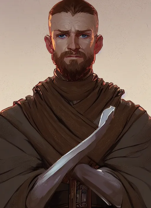 Image similar to concept art of a male healer. game of thrones character design by laurie greasley and sherree valentine daines concept art, matte, sharp focus, illustration, hearthstone, art by artgerm and greg rutkowski and alphonse mucha