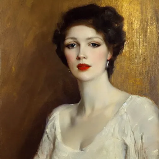Image similar to portrait of a Queen by Philip de László, 1922, high quality, highly detailed, vivid, oil panting