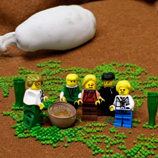 Prompt: lego Irish potato famine