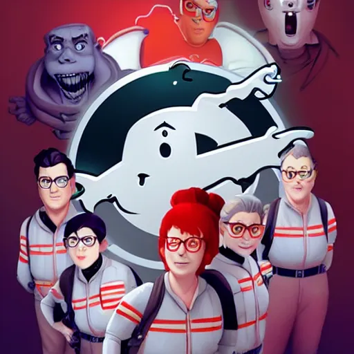 Image similar to face icon stylized minimalist ghostbusters, loftis, cory behance hd by jesper ejsing, by rhads, makoto shinkai and lois van baarle, ilya kuvshinov, rossdraws global illumination