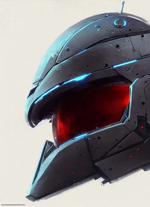 Image similar to an epic mechanical futuristic war robotic racing helmet highly detailed, digital painting, concept art, smooth, sharp focus, illustration, art by greg rutkowski