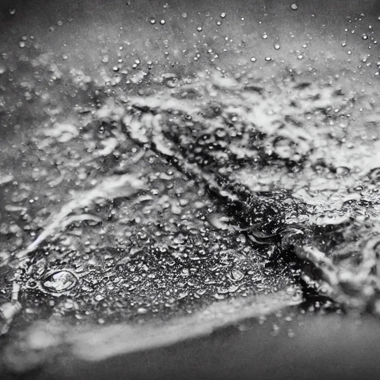 Image similar to Soaking wet soggy fish stick drenched with a stream water from a faucet on a moist wet plate. Very wet delicious fish sticks with specular highlights. Water drips from the wet fish sticks. Macro lens close up shot 8K food commercial shot award winning