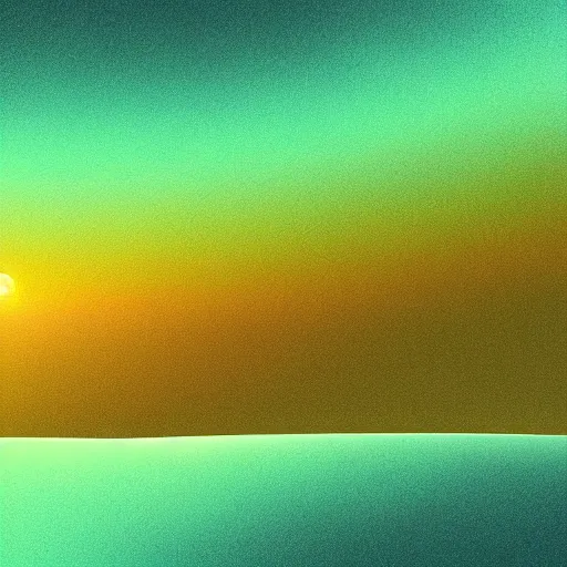 Prompt: the edge of the atmosphere on an alien world, digital illustration