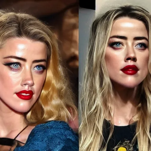 Prompt: a gourd shaped to look like amber heard face hybrid intercross