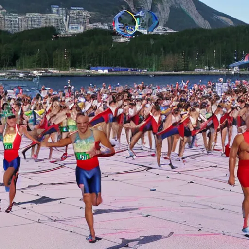Image similar to Olympic Summer Games in Norway, 2060