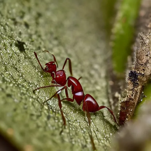 Prompt: 8k, macro, ant, closeup, high fidelity, nature photography