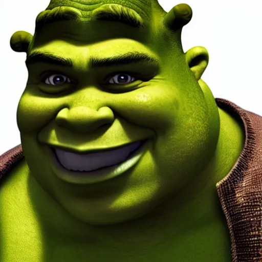 Prompt: shrek as the presiddent of the united states