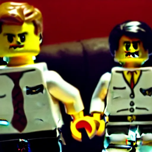 Image similar to (Lego) fight club!!, movie still, cinematic, dramatic, David fincher