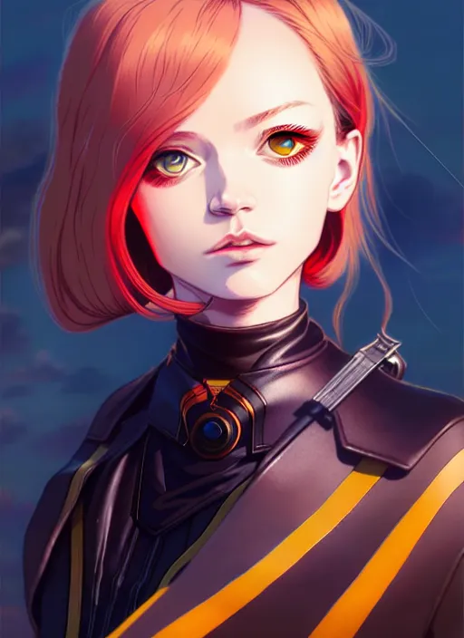 Image similar to portrait of a thopter from magic the gathering, ilya kuvshinov, anime, pixiv top monthly, trending on artstation, cinematic, danbooru, zerochan art, kyoto animation