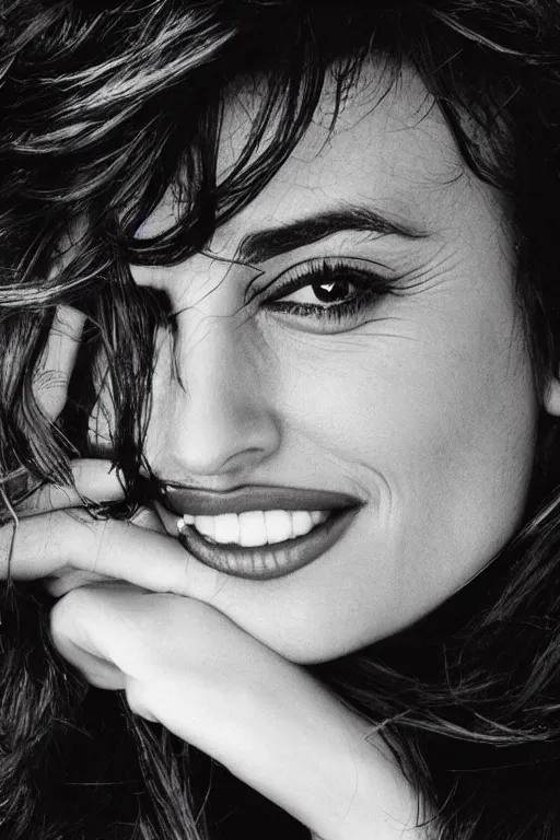 Prompt: penelope cruz, photo, portrait, close up, kodak, warm lightning, lomography