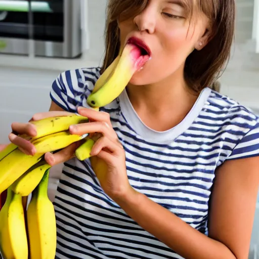 Image similar to eating banana