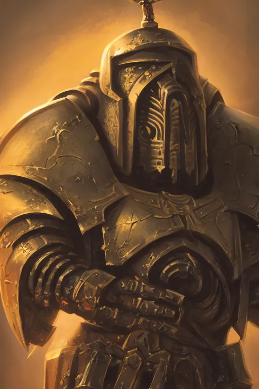 Image similar to armor portrait heros warhammer 4 0 k horus heresy fanart - the primarchs emperor by johannes helgeson animated with vfx concept artist & illustrator global illumination ray tracing hdr fanart arstation zbrush central hardmesh 8 k octane renderer comics stylized