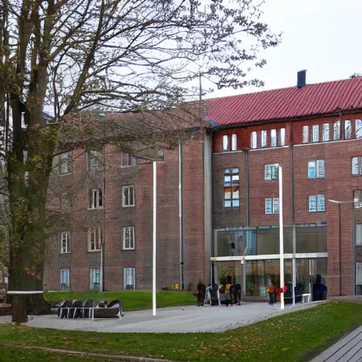 Image similar to norwegian university outside