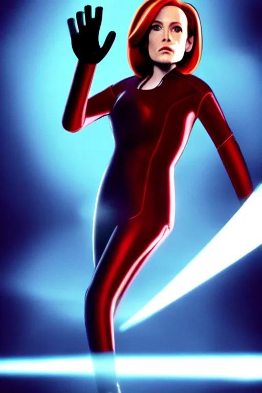 Image similar to dana scully in tron : evolution ( 2 0 1 0 )