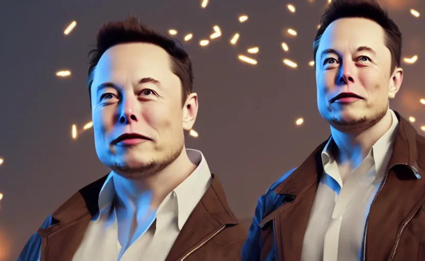 Image similar to Elon musk as an anthropomorphic animal, 4k, full body, unreal engine