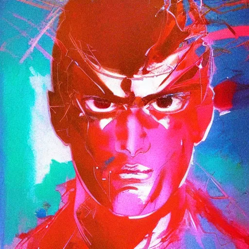 Image similar to citizen portrait soft light painted by bill sienkiewicz and bob peak, inspired by akira anime, smooth face feature, intricate oil painting, high detail illustration, sharp high detail, manga and anime 1 9 9 9