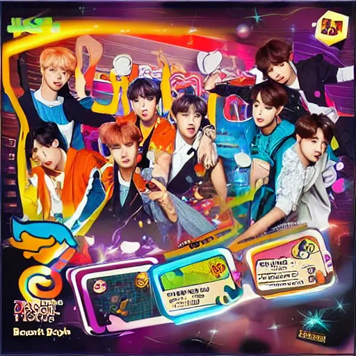 Image similar to bts k - pop the boardgame, spiel des jahres, boardgamegeek