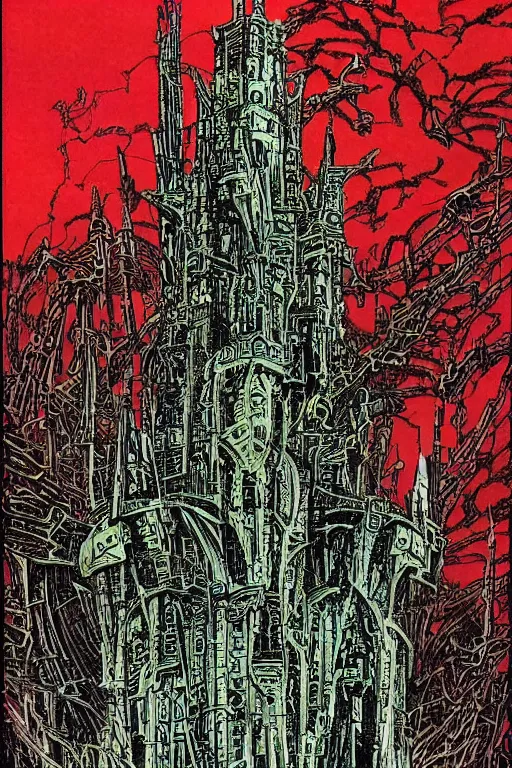 Image similar to castle by Philippe Druillet