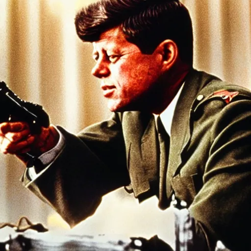 Image similar to jfk in the movie rambo