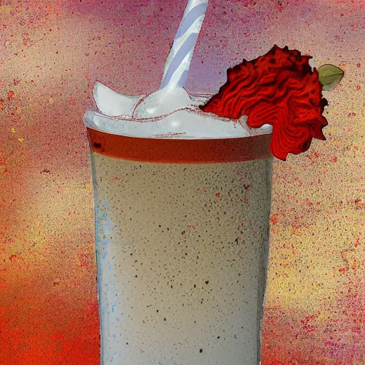 Prompt: horchata, detailed, digital art