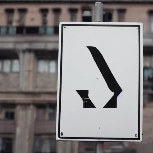 Image similar to a sign that says'x'on it