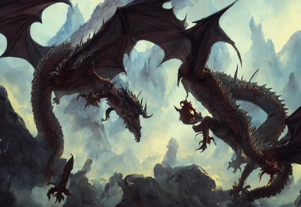 Image similar to a dragon by bayard wu,