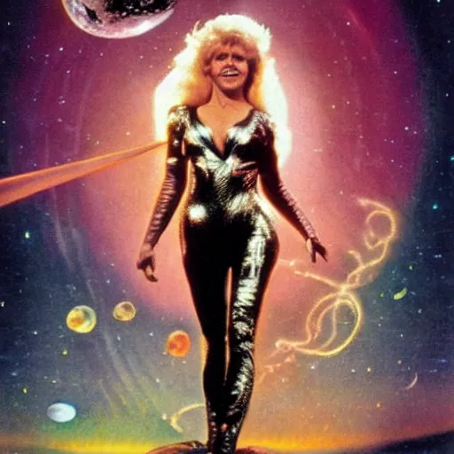 Image similar to barbarella, queen of the galaxy,