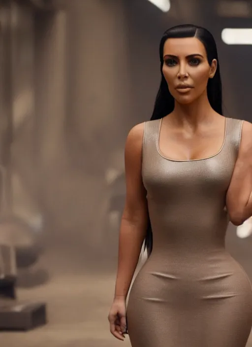 Image similar to film still of kim kardashian as Joi in Bladerunner 2049,