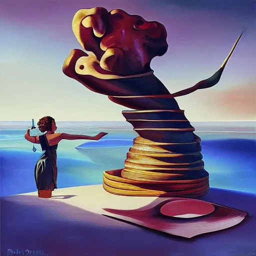 Image similar to RHADS, fever dream, Salvador Dali