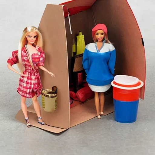 Image similar to homeless barbie set