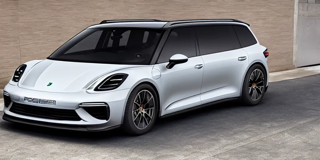 Image similar to “2021 Porsche Minivan, ultra realistic, 4K, high detail”