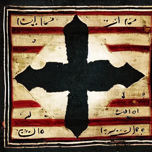 Image similar to abbasid caliphate flag,