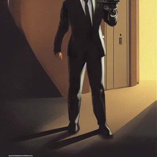 Prompt: Nathan Fillion as James Bond in Goldeneye 007 silently dispatching a guard on the toilet in facility , D&D, cinematic, intricate, elegant, highly detailed, movie still, artstation, concept art, smooth, sharp focus, illustration, art by artgerm and greg rutkowski and alphonse much